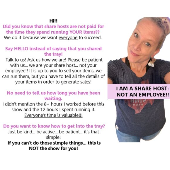 READ BEFORE SHARING TO TRAY!!! - Picture 1 of 1